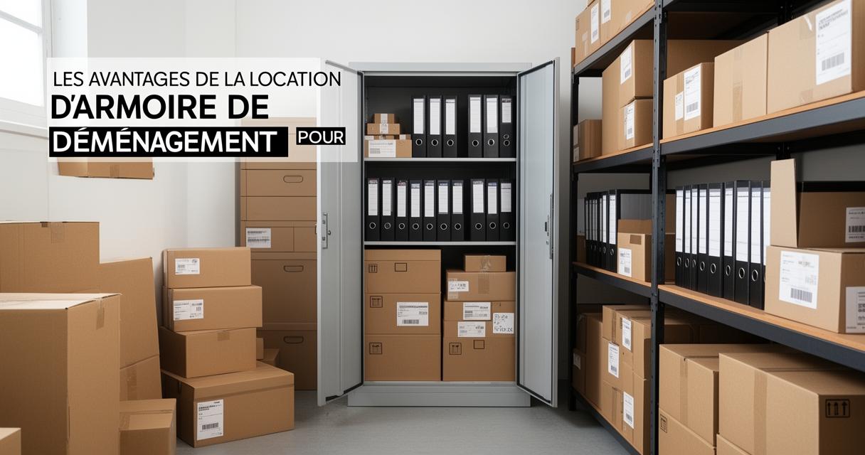 Les avantages de la location d&rsquo;armoires de déménagement pour vos archives et dossiers